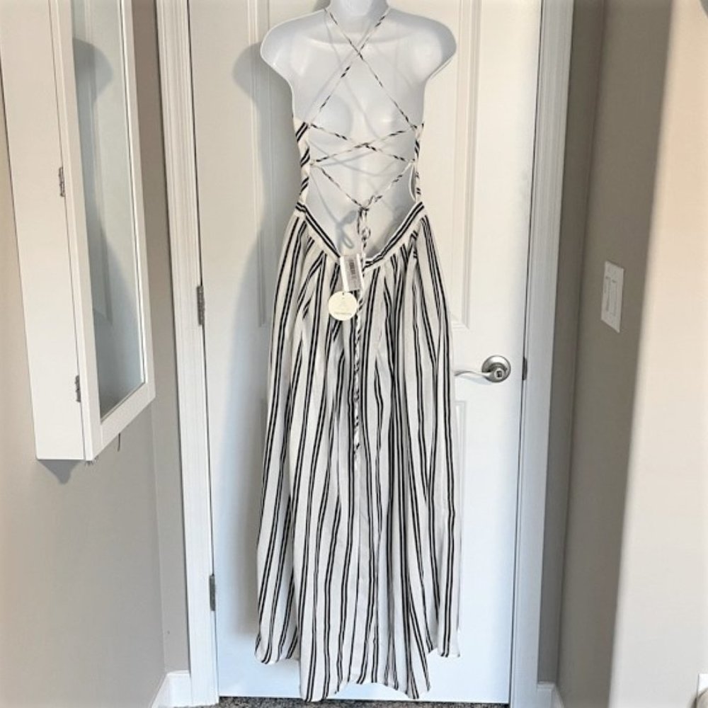 Striped Romper Dress